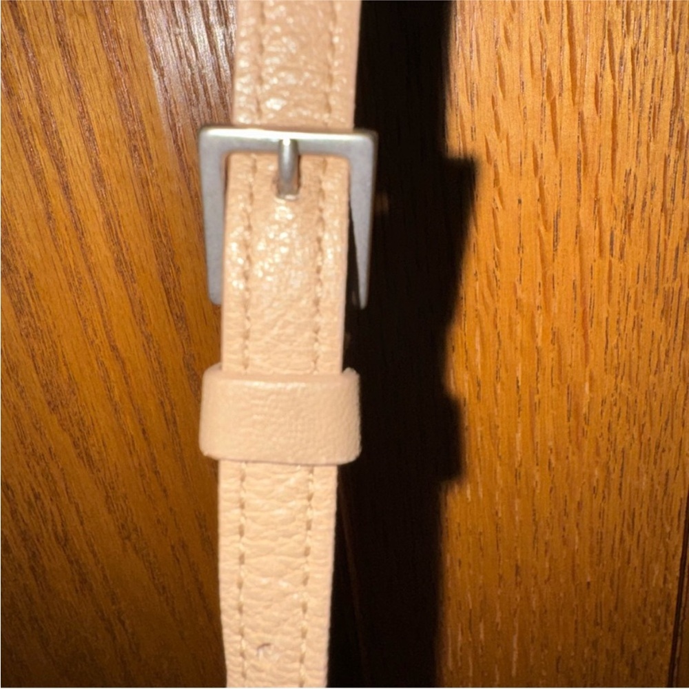 Saint Laurent YSL Lou Camera Bag Beige Leather Silver Hardware Crossbody - Picture 12 of 15